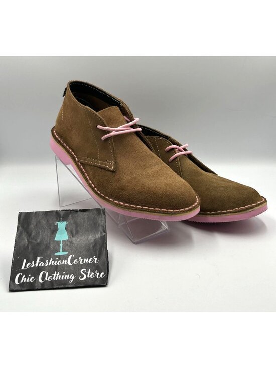 Veldskoen Tan Suede Heritage Uhambo Pink Sole Chukka Boot 8 Men’s/Women’s 10 main image 8